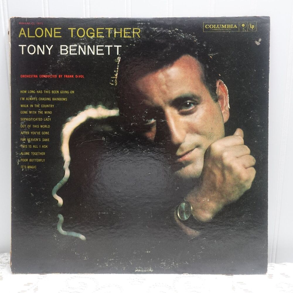 Tony Bennett – Alone Together LP Record 1960 Columbia Vocal Jazz 33 RPM